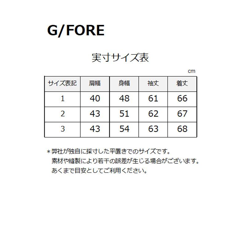 G/FORE（ジーフォア） 073215005 メンズ 長袖モックネック ジャージー