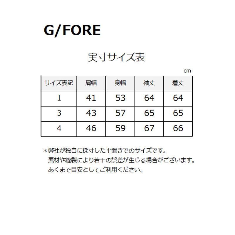G/FORE (GFORE) ジーフォア 073214700 メンズ 長袖 セーター ブルゾン 撥水 ストレッチ ゴルフウェア スポーツウェア 春秋 通年の画像