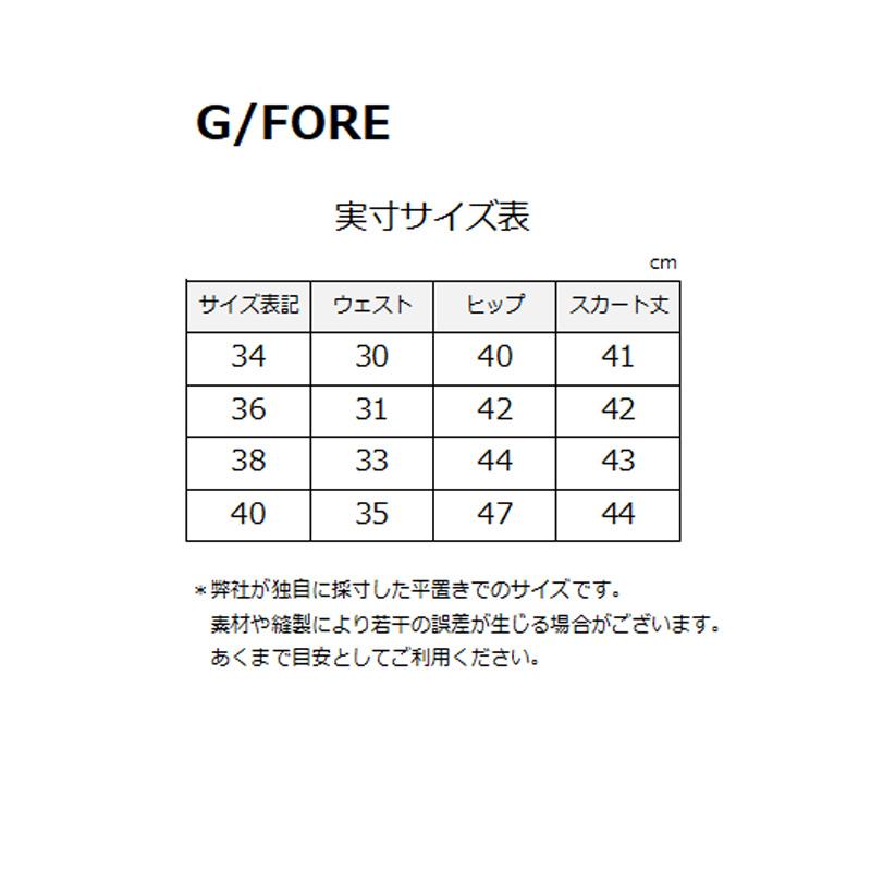 G/FORE（ジーフォア） 073212751 レディース スカート ゴルフウェア