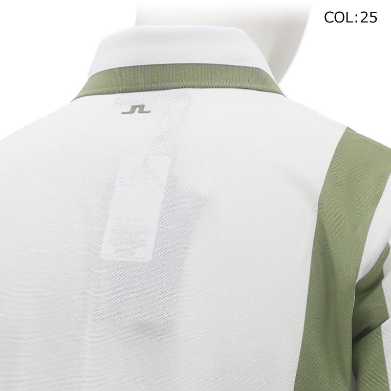 ジェイリンドバーグ J.LINDEBERG 071-21447 メンズ 半袖 ポロシャツ ストライプ 吸水 速乾 ゴルフウェア スポーツウェア 春夏 J.LINDEBERG（ジェイリンドバーグ） J.LINDEBERG 071-21447 メンズ