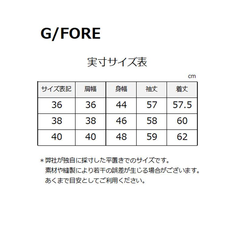 G/FORE GFORE ジーフォア 073213081 長袖 ポロシャツ ストレッチ