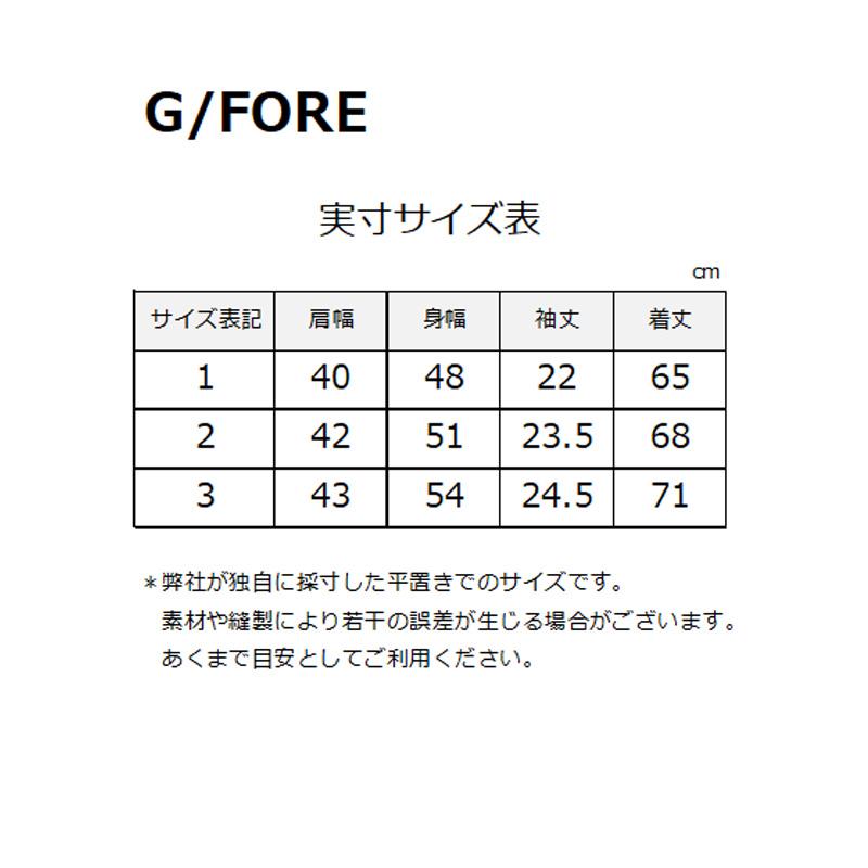 G/FORE（ジーフォア） 073213033 メンズ 半袖 モックネックシャツ