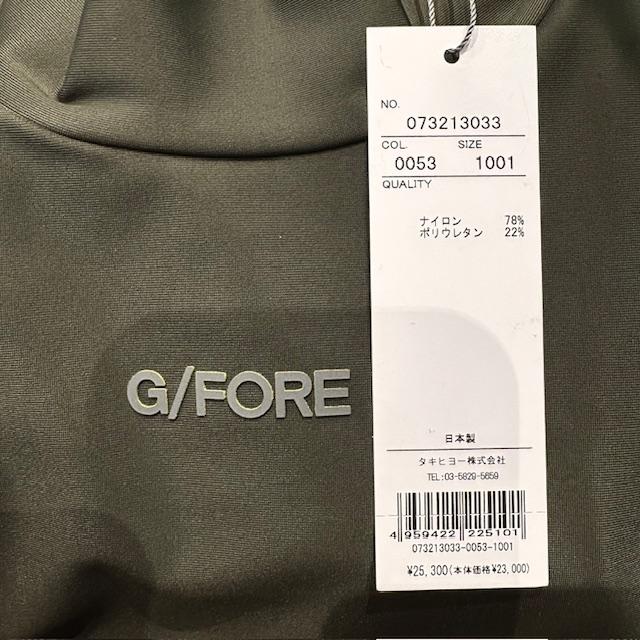 G/FORE（ジーフォア） 073213033 メンズ 半袖 モックネックシャツ