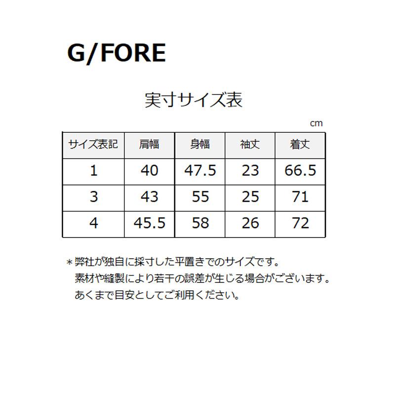 G/FORE（ジーフォア） 073213001 メンズ 半袖 モックネックシャツ