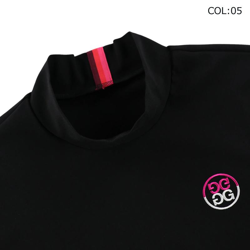 G/FORE ジーフォア XXLサイズ モックネックT-シャツ ブラック G/FORE ジーフォア Mサイズ レディース モックネックT-シャツ ブラック