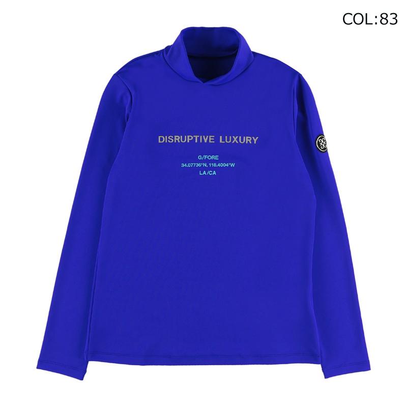 美品　G/FORE ラグウォーム プレミア 長袖モックネックシャツ G/FORE（ジーフォア） 073215055 レディース 長袖 モックネックシャツ