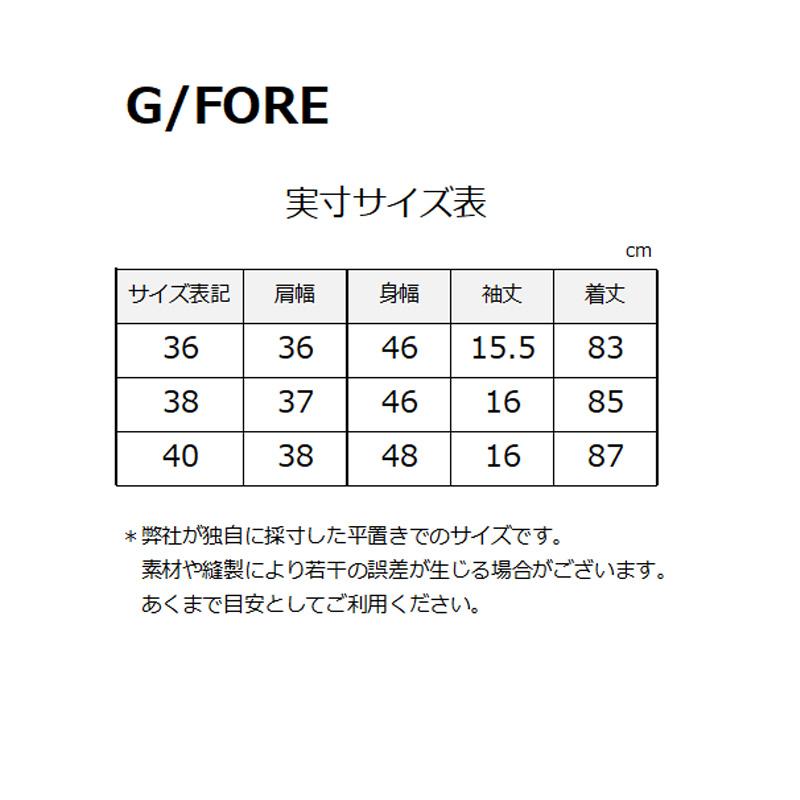 G/FORE（ジーフォア） 073213552 レディース 半袖 ワンピース モック
