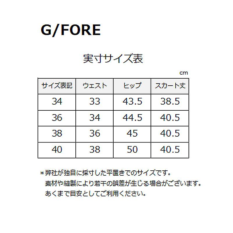 G/FORE (GFORE) ジーフォア 073215355 レディース スカート 台形
