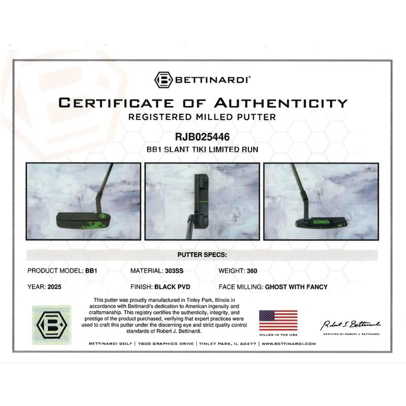 BETTINARDI（ベティナルディ） 並行輸入品 2025年 世界限定400本 TIKI