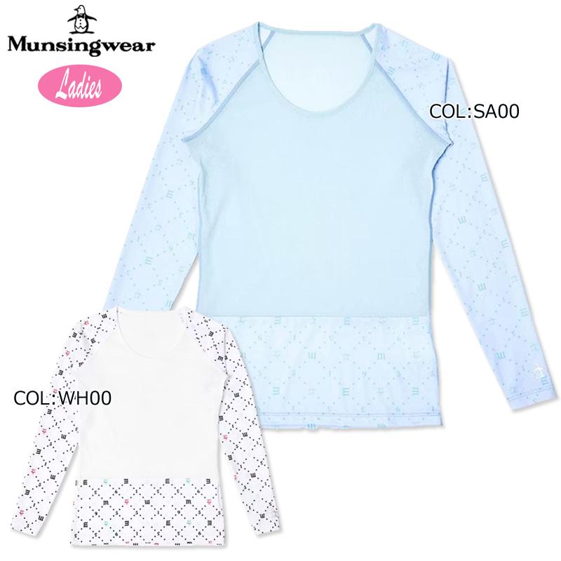 2025年春夏モデル マンシングウェア munsingwear MG5SUD23L レディース Uネック インナー メッシュ ゴルフウェア スポーツウェア 春夏 Munsingwear（マンシングウェア） 2025年春夏モデル munsingwear