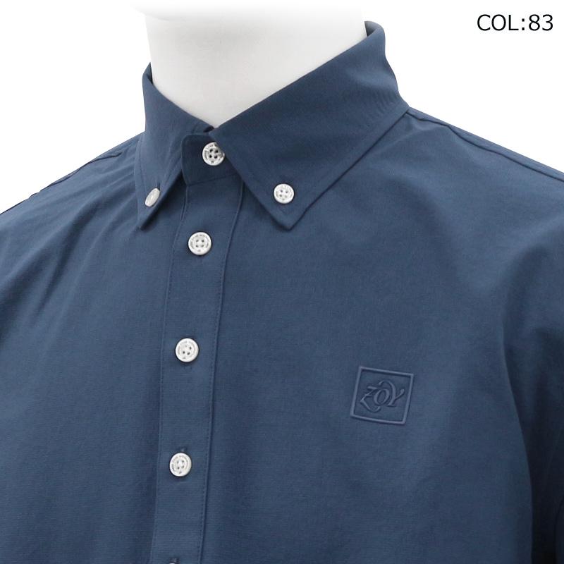今季　南麻布　高級ゴルフブランド　ZOY　　モックネックポロシャツ　新品未使用 今季 南麻布 高級ゴルフブランド ZOY モックネックポロシャツ 新品未