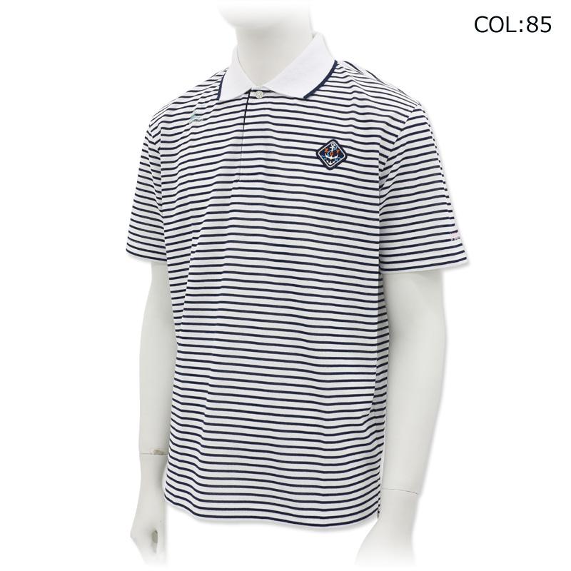 ZOY（ゾーイ） ZOY 071442015 メンズ 半袖ポロシャツ 先染めボーダー