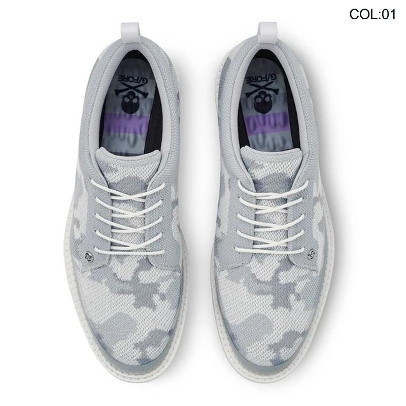 G/FORE グレー カモフラージュ スニーカー G/FORE Camo Knit Disruptor Golf Shoes Snow - Carl's Golfland