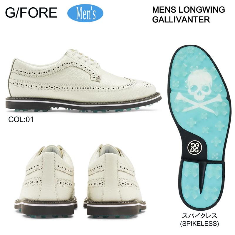G/FORE GFORE ジーフォア 073424819 G4MF21EF16 メンズ ゴルフシューズ スパイクレス 牛革 紐靴 MENS LONGWING GALLIVANTER SPIKELESS G/FORE GFORE ジーフォア 073424819 G4MF21EF16 メンズ ゴルフシューズ