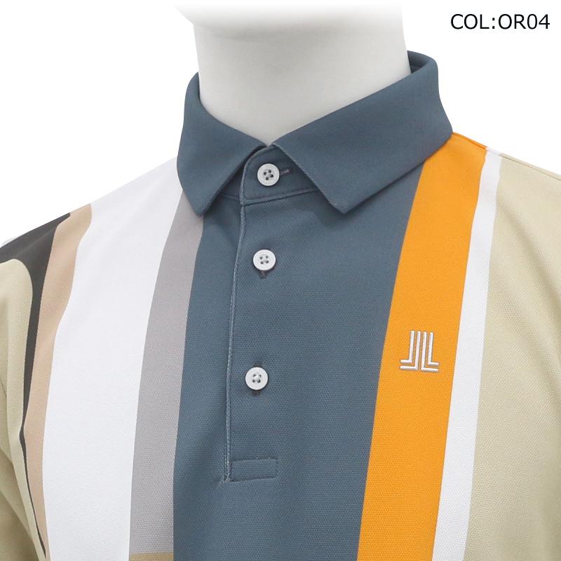 2025年春夏モデル ランバン LANVIN VG5SHS41M メンズ 半袖ポロシャツ 総柄プリント 吸汗速乾 サンスクリーン ゴルフウェア スポーツウェア 春夏 LANVIN（ランバン） 2025年春夏モデル LANVIN VG5SHS41M メンズ 半袖