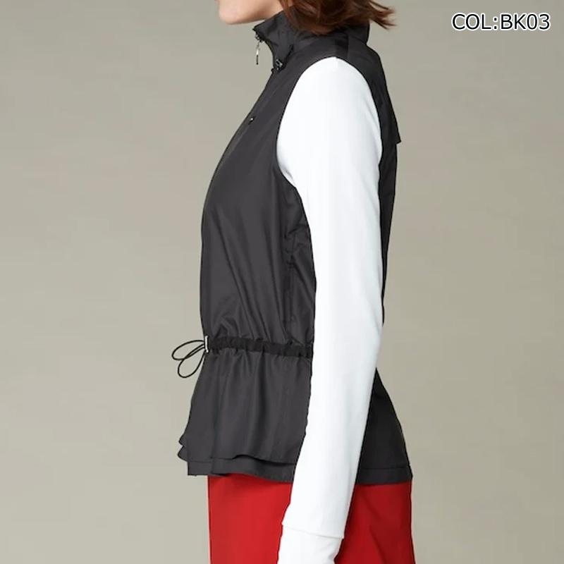 ランバン LANVIN VG4FVE21L レディース フルオープン アウター ベスト はっ水 ゴルフウェア スポーツウェア 春秋 LANVIN（ランバン） LANVIN VG4FVE21L レディース フルオープン