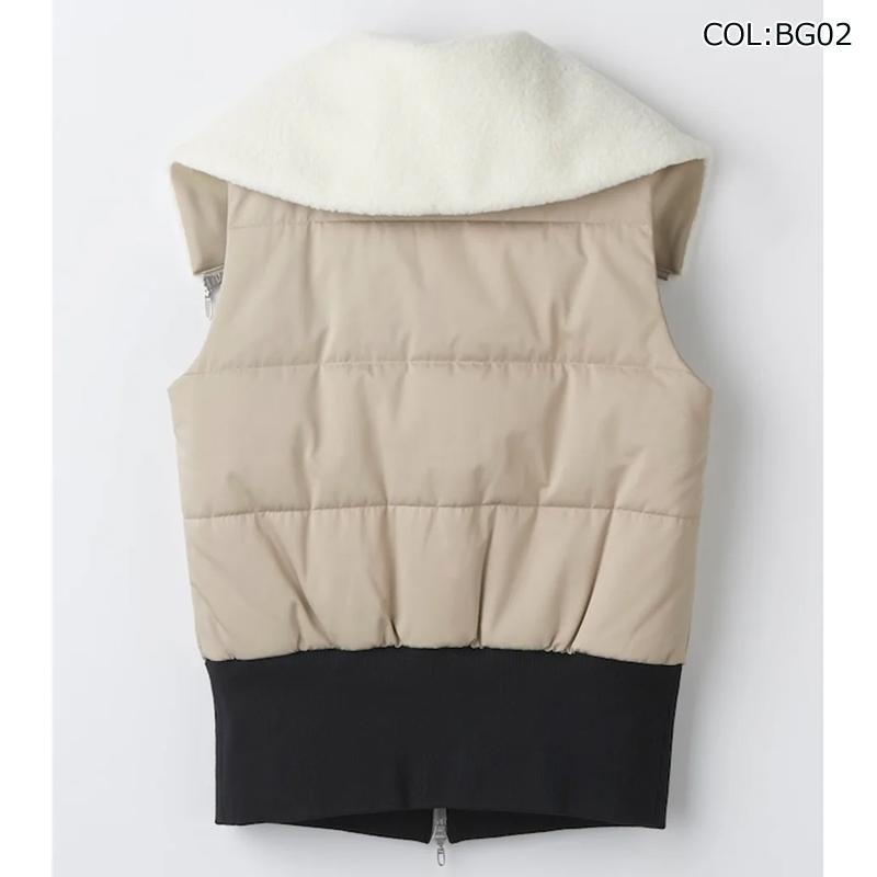 ランバン LANVIN VG4FVE50L レディース 中わた アウター ベスト HEAT NAVI裏地付き 衿取り外し可 ゴルフウェア スポーツウェア 秋冬_10