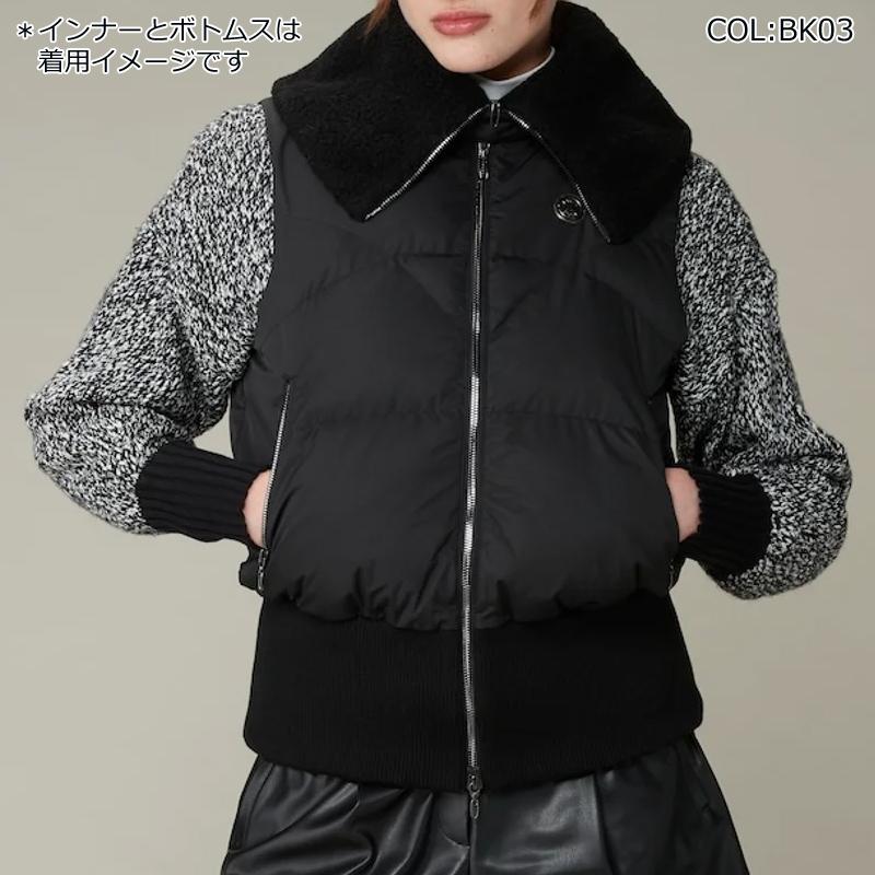 ランバン LANVIN VG4FVE50L レディース 中わた アウター ベスト HEAT NAVI裏地付き 衿取り外し可 ゴルフウェア スポーツウェア 秋冬_1