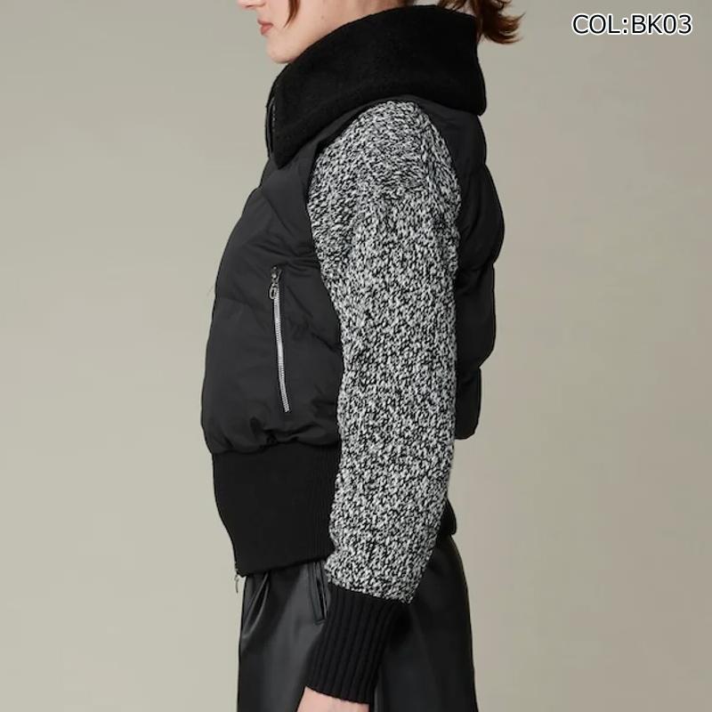 ランバン LANVIN VG4FVE50L レディース 中わた アウター ベスト HEAT NAVI裏地付き 衿取り外し可 ゴルフウェア スポーツウェア 秋冬_3