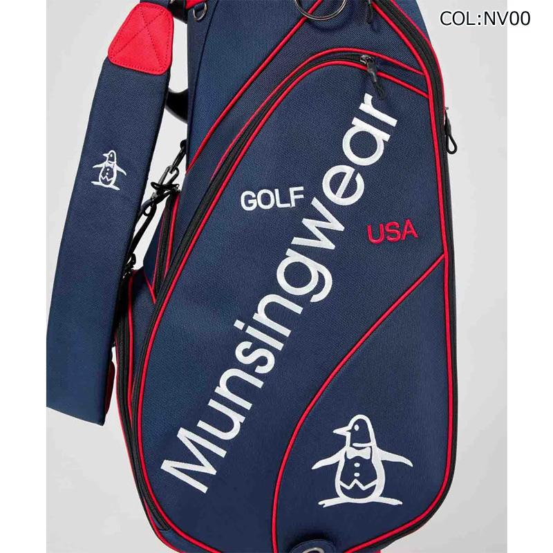 マンシングウェア　キャディバッグ 大口径 9.5型 6分割 MG5FCB02M Munsingwear（マンシングウェア） Munsingwear MG5FCB02M 9.5型(3.9kg
