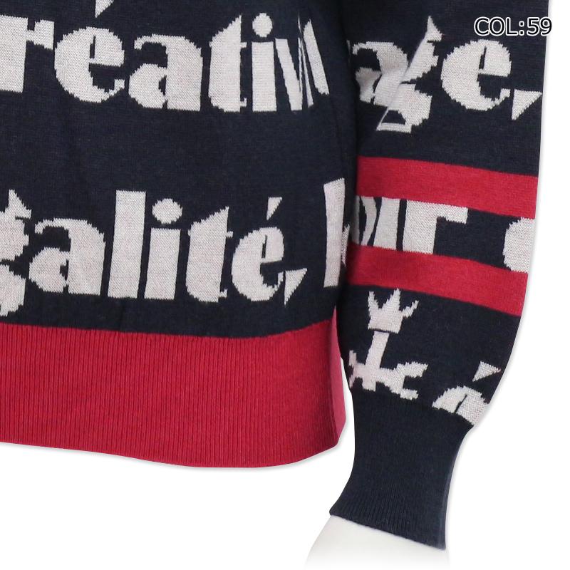 CASTELBAJAC - カステルバジャック　ニットセーター　プルオーバー　ゴルフウェア　メンズ　刺繍　L CASTELBAJAC（カステルバジャック） カステルバジャックスポーツ