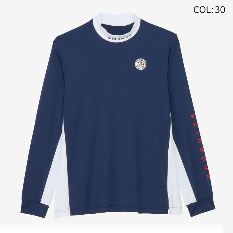 and per se（アンパスィ） and per se AMF9204V4 メンズ 長袖 モック