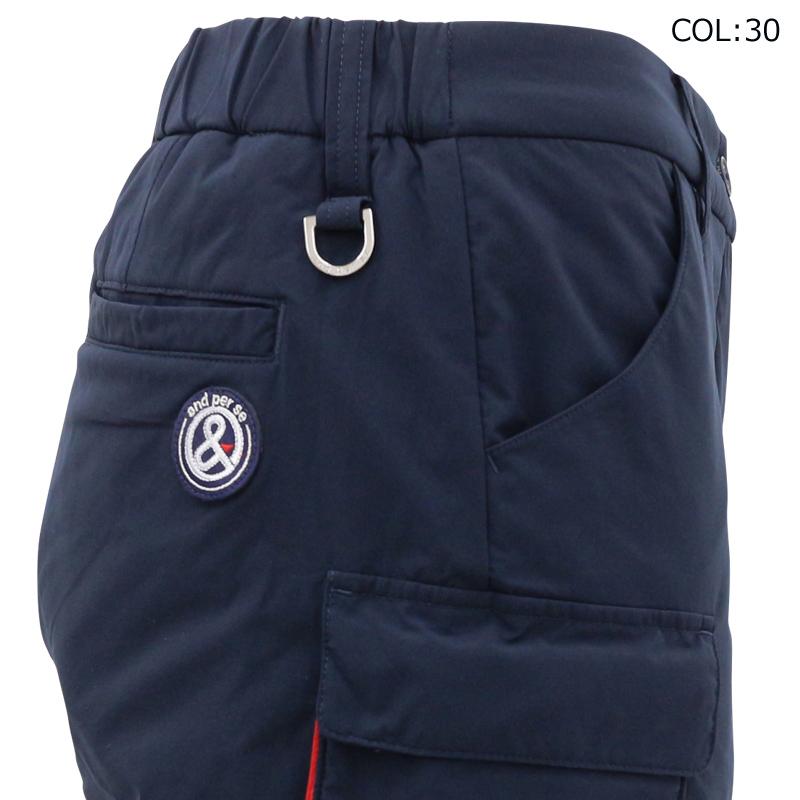 and per se/アンパスィ ゴルフ 秋冬パンツ【ネイビー/88㎝】美品！ アンパスィパンツ[美品] and per se/アンパスィ ゴルフ 秋冬パンツ