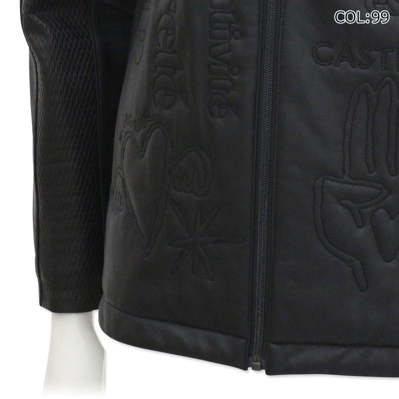 CASTELBAJAC カステルバジャック ジップアップ ブルゾン ブラック 3 CASTELBAJAC（カステルバジャック） セットアップ 黒LL 7214440107