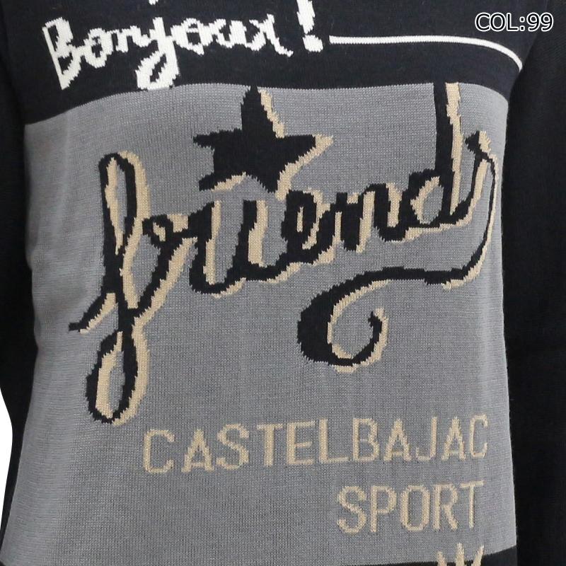 カステルバジャックスポーツ CASTELBAJACSPORTS 7244461215 レディース セーター スポーツウェア ゴルフウェア 秋冬の画像