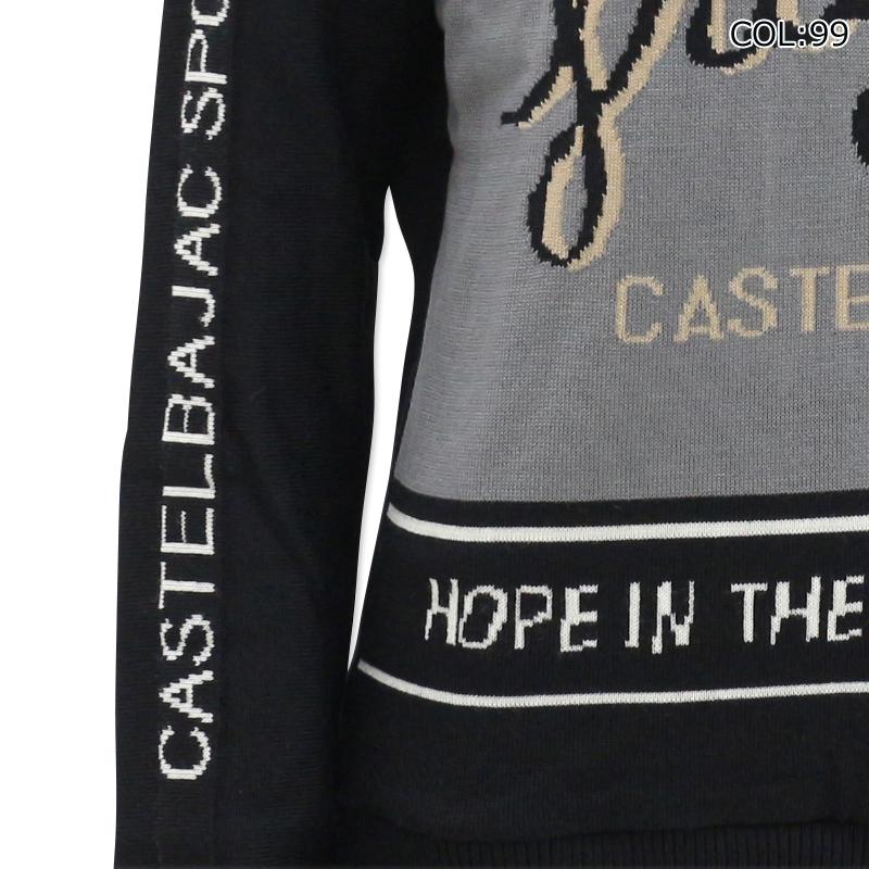 カステルバジャックスポーツ CASTELBAJACSPORTS 7244461215 レディース セーター スポーツウェア ゴルフウェア 秋冬の画像