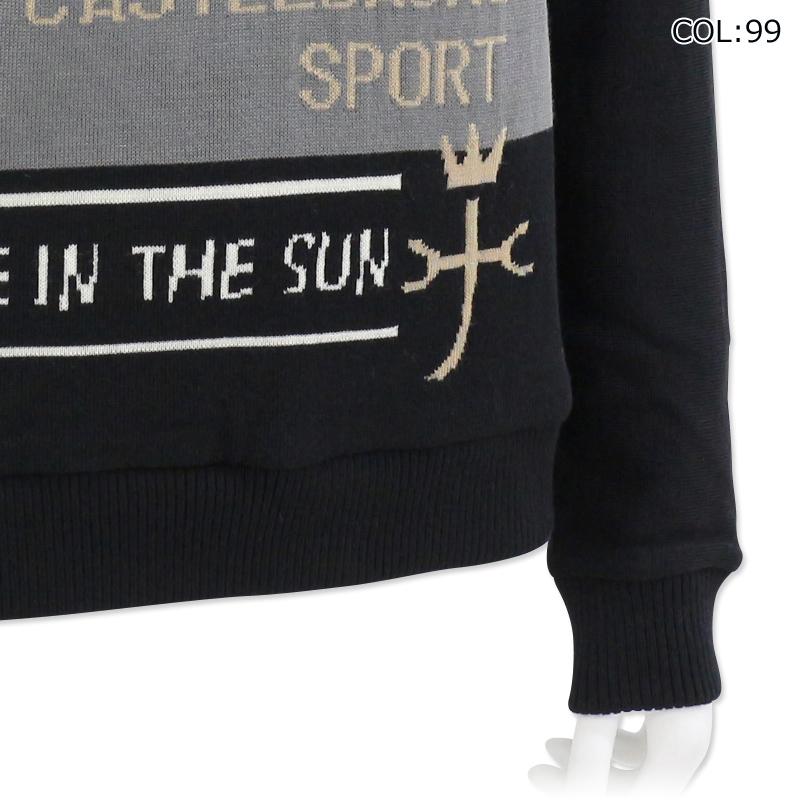 カステルバジャックスポーツ CASTELBAJACSPORTS 7244461215 レディース セーター スポーツウェア ゴルフウェア 秋冬の画像