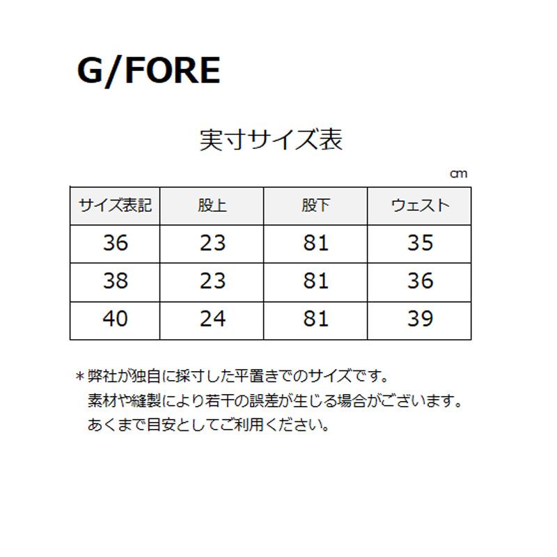 G/FORE (GFORE) ジーフォア 073215454 レディース ロングパンツ ゴルフウェア スポーツウェア 秋冬の画像