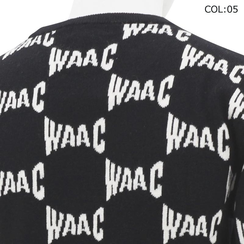 ワック WAAC 072324702 メンズ 丸首 セーター プルオーバー ゴルフ