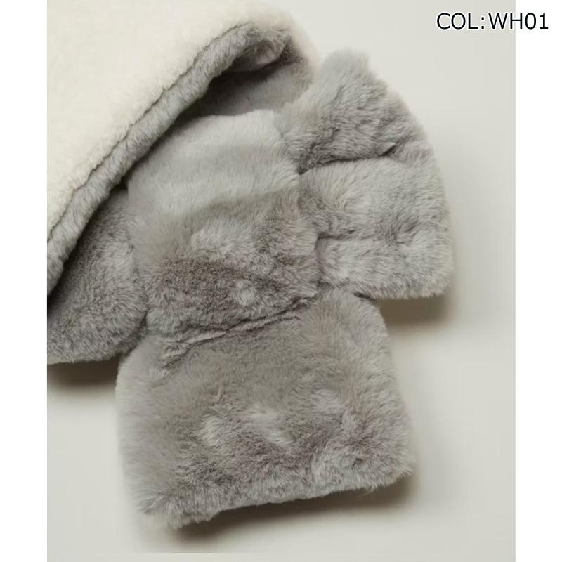 LANVIN（ランバン） LANVIN VG4FMU10L フェイクファー マフラー