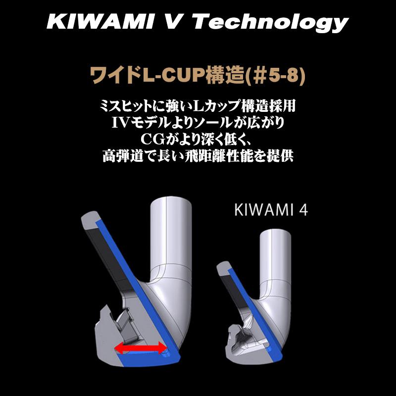 BERES 本間ゴルフ (ホンマ/HONMA) (ベレス) KIWAMI-5 アイアン8本組(#5