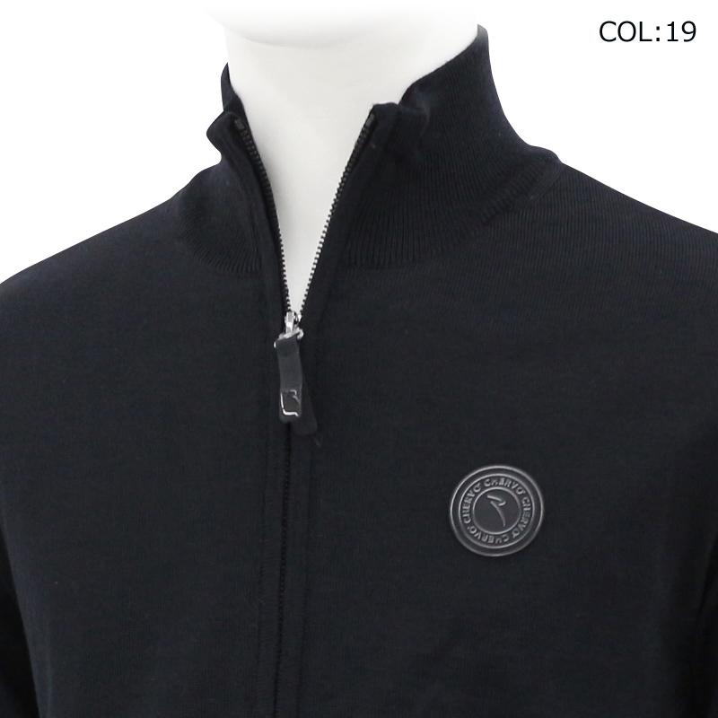 シェルボ CHERVO 031-12111 メンズ ブルゾン ニット ジップアップ