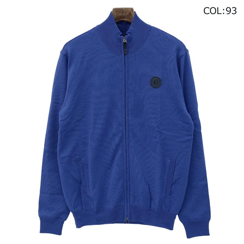 シェルボ CHERVO 031-12111 メンズ ブルゾン ニット ジップアップ ストレッチ 保温 ゴルフウェア スポーツウェア 秋冬の画像