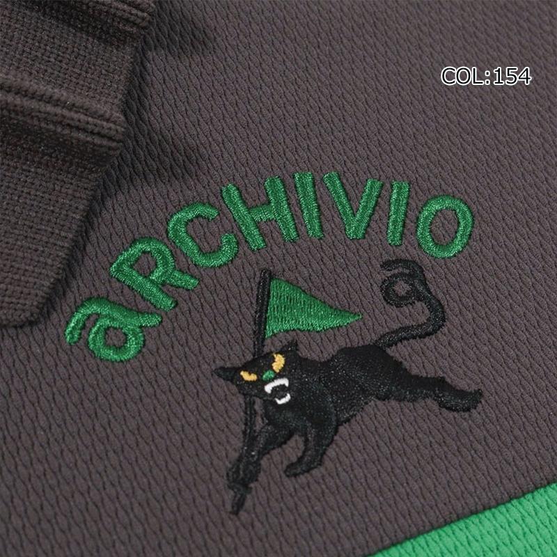 archivio - アルチビオ A519015 レディース 半袖 スポーツシャツ UV世話をする ゴルフ御召しもの 運動競技御召しもの 秋冬春