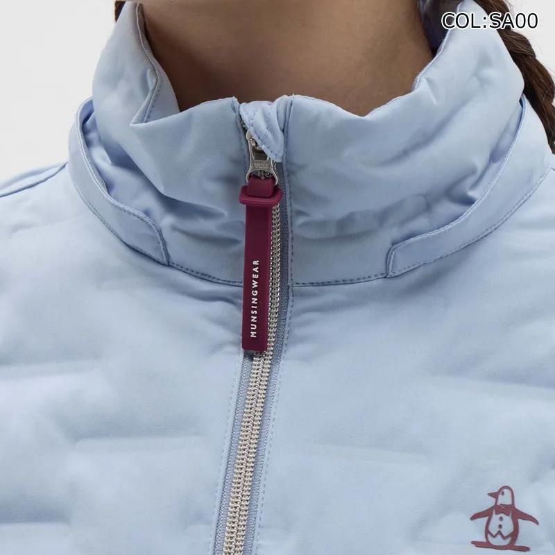 【美品】Munsingwearレディースリバーシブル 長袖フルジップパーカー M Munsingwear（マンシングウェア） 2025年秋冬モデル Munsingwear