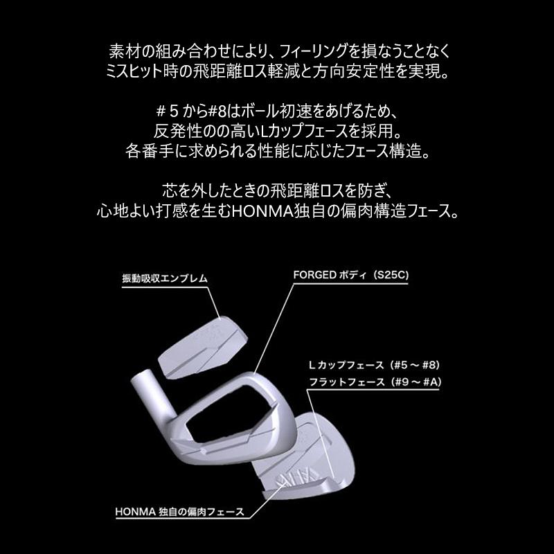 本間ゴルフ(ホンマ/HONMA) ツアーワールド TW-Px 単品アイアン VIZARD EZ-C カーボンシャフト 2025年モデルの画像