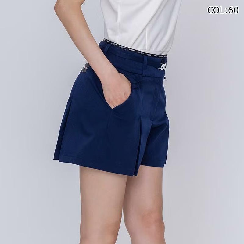 アルチビオ archivio A457310 レディース ショートパンツ 撥水 ベルト付き ゴルフウェア スポーツウェア 春夏の画像