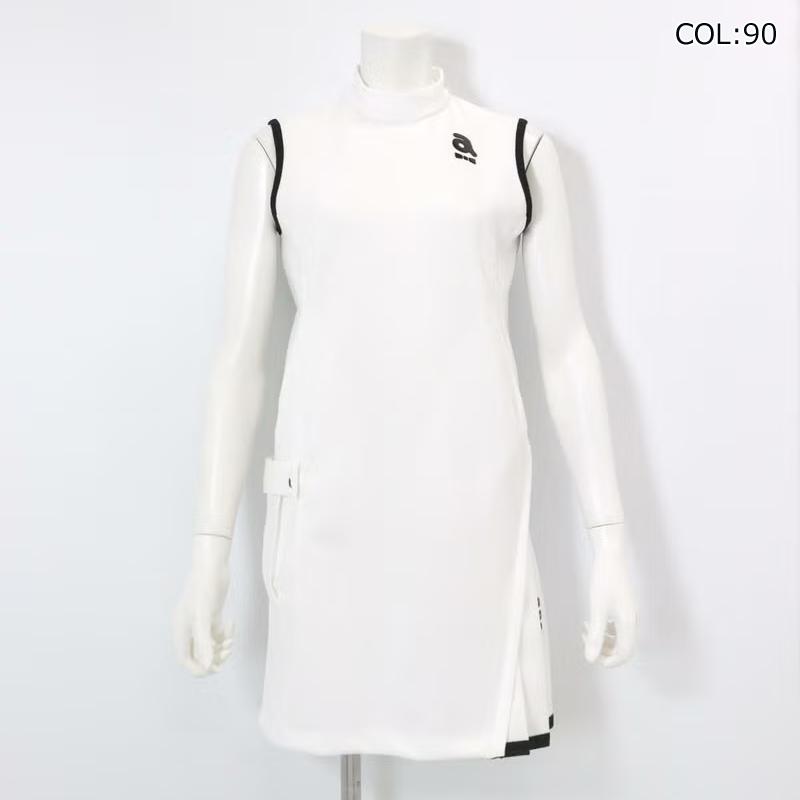 アルチビオ archivio A451401 レディース ワンピース ノースリーブ バッグファスナー ゴルフウェア スポーツウェア 春夏の画像
