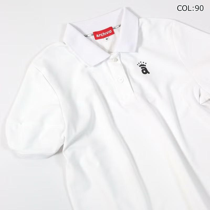 アルチビオ archivio A459504 レディース ポロシャツ 半袖 UVケア加工 吸水速乾 ゴルフウェア スポーツウェア 春夏の画像