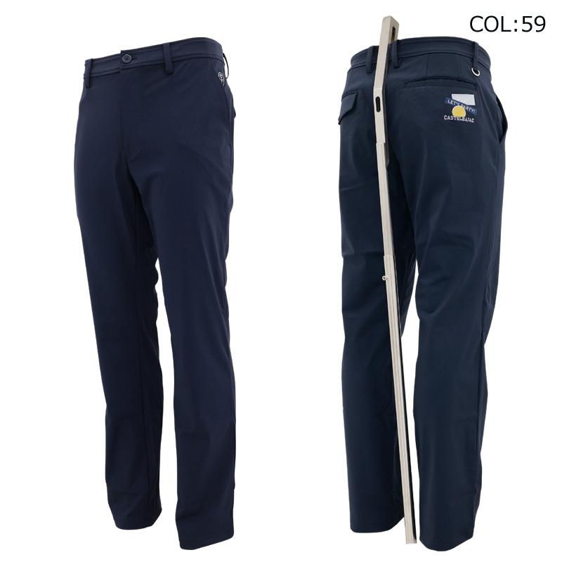 カステルバジャック CASTELBAJAC 7235140112 メンズ ロングパンツ ストレッチパンツ 吸汗速乾 接触冷感 ゴルフウェア スポーツウェア 春夏秋の画像