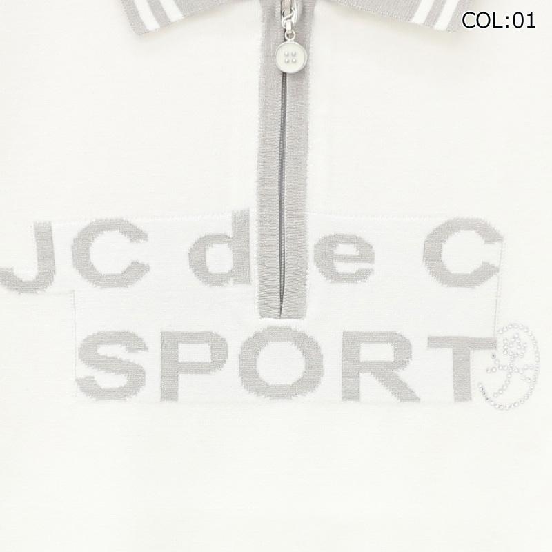 カステルバジャック CASTELBAJAC 7245162217 レディース 半袖 ニットポロ ゴルフウェア スポーツウェア 春夏秋の画像