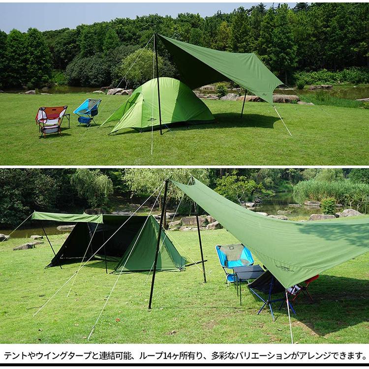 Soomloom ペンタタープ 3.8x3.9m 焚き火可 ポリコットンTC ファイア