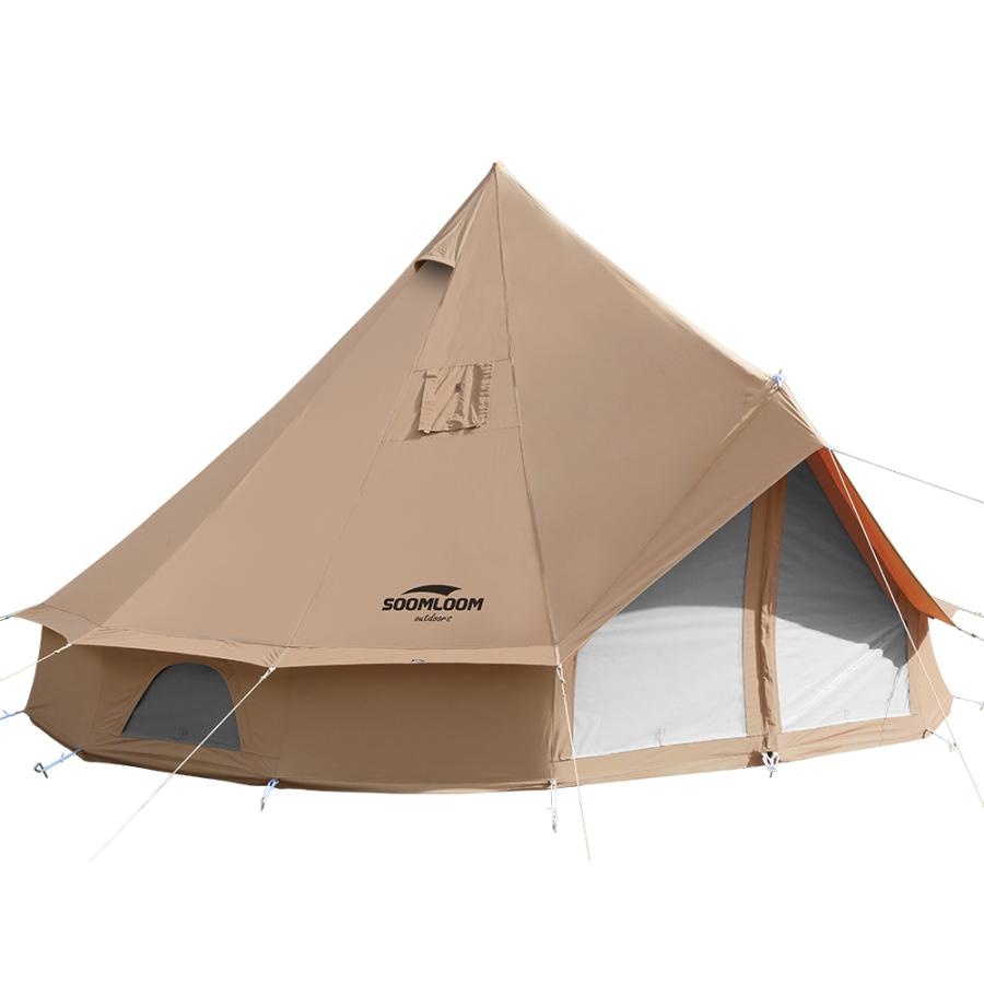 Soomloom ワンポールテント 4~6人用テント ベル型テント All.in Soomloom ワンポールテント 4~6人用テント ベル型テント All.in