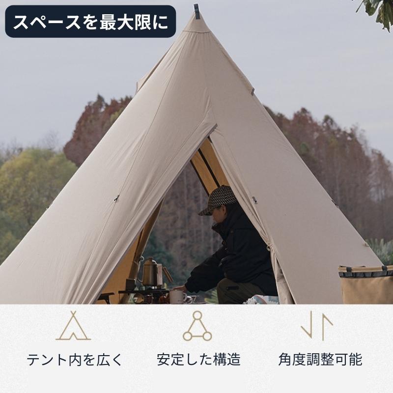 Shine Trip テントポール用 三又化パーツ 固定ベルト付き 3又 Shine Trip テントポール用 三又化パーツ 固定ベルト付き 3又