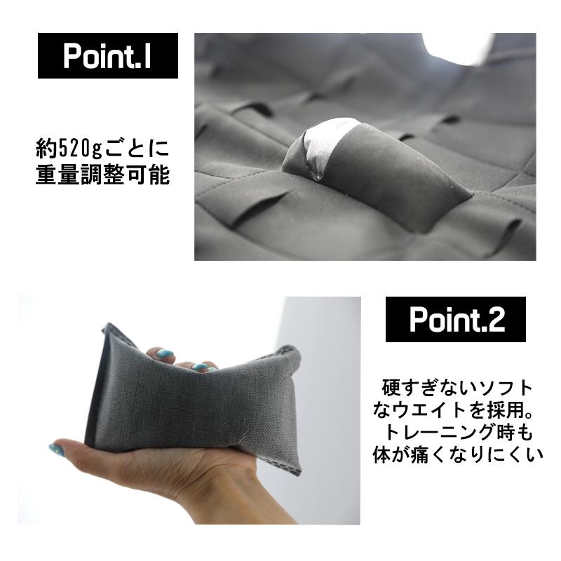 Soomloom ウエイトベスト 20kg 重量可変タイプ ウエイトジャケット