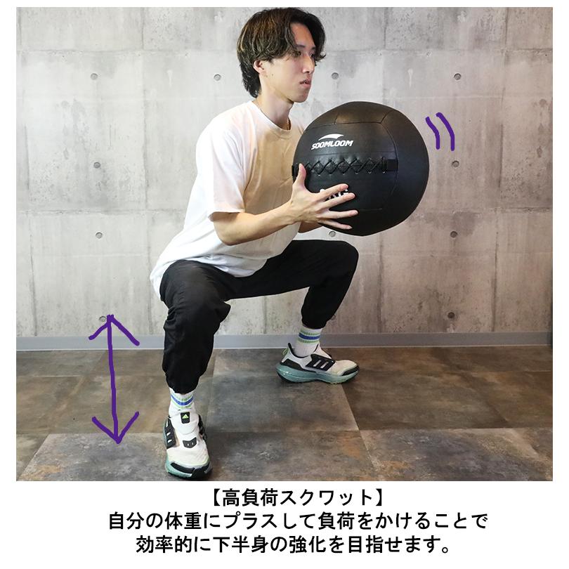 SOOMLOOM 6kg メディシンボール ウォールボール ソフト